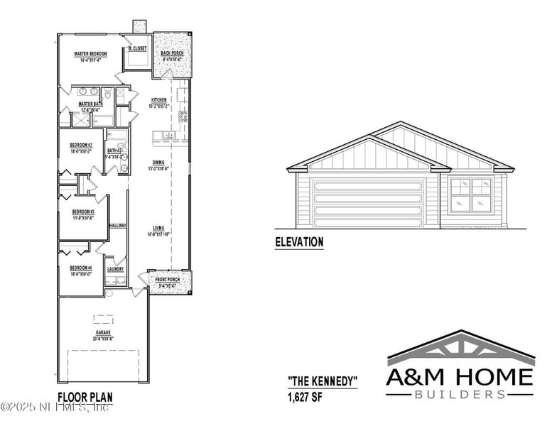 Front exterior of a new home in , Green Cove Springs, FL, highlighting curb appeal (Image 25).