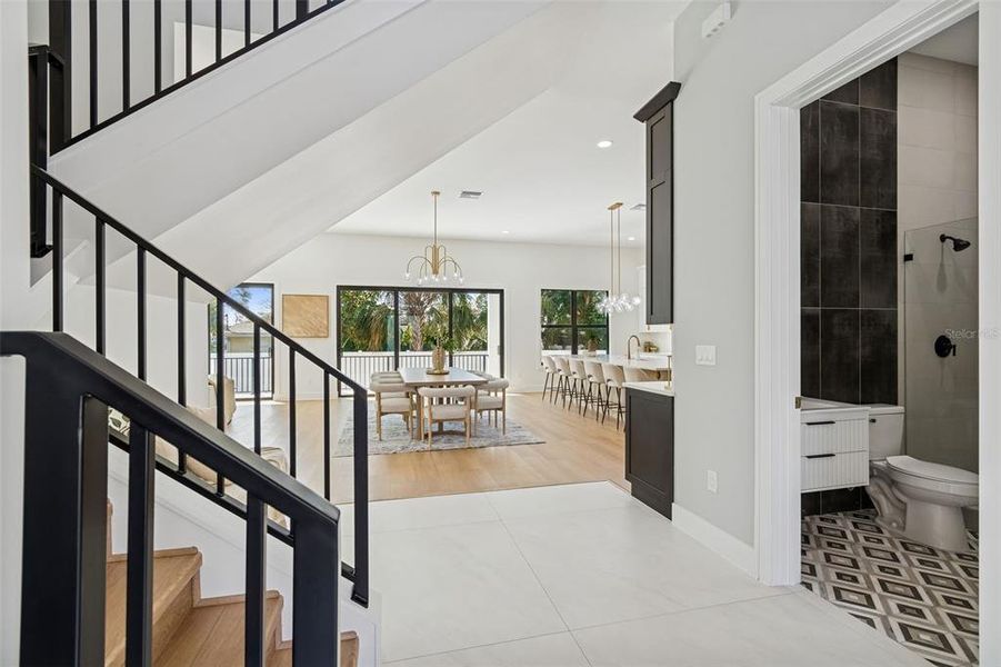 Furnished interior view inside a new home in , Tampa (Image 9).