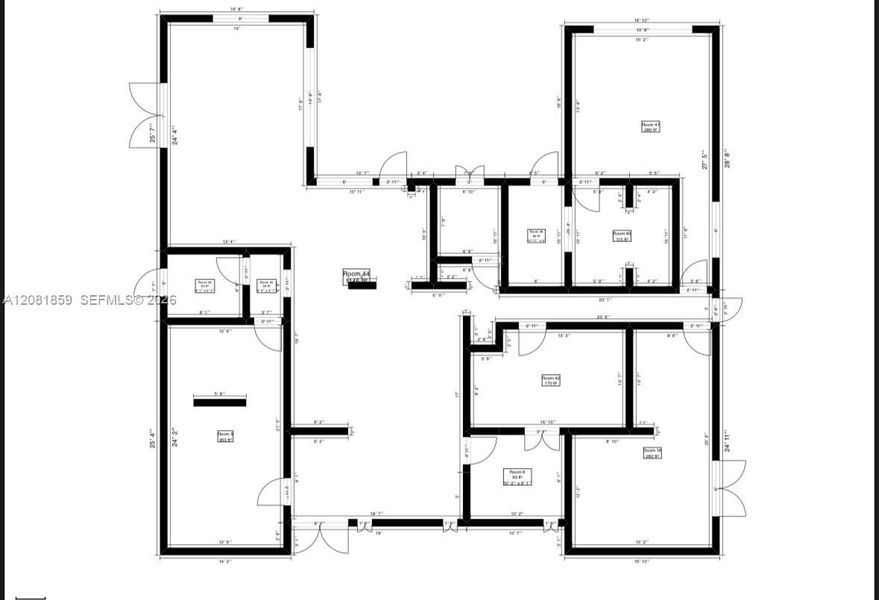 2D floor plan layout of this home in , Fort Lauderdale, FL (Image 5).