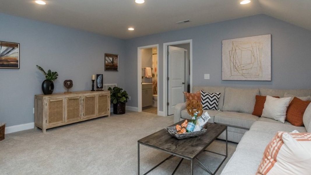 Representative furnished interior of a home built from the Devon by DRB Homes in McBride, Indian Trail (Image 20).