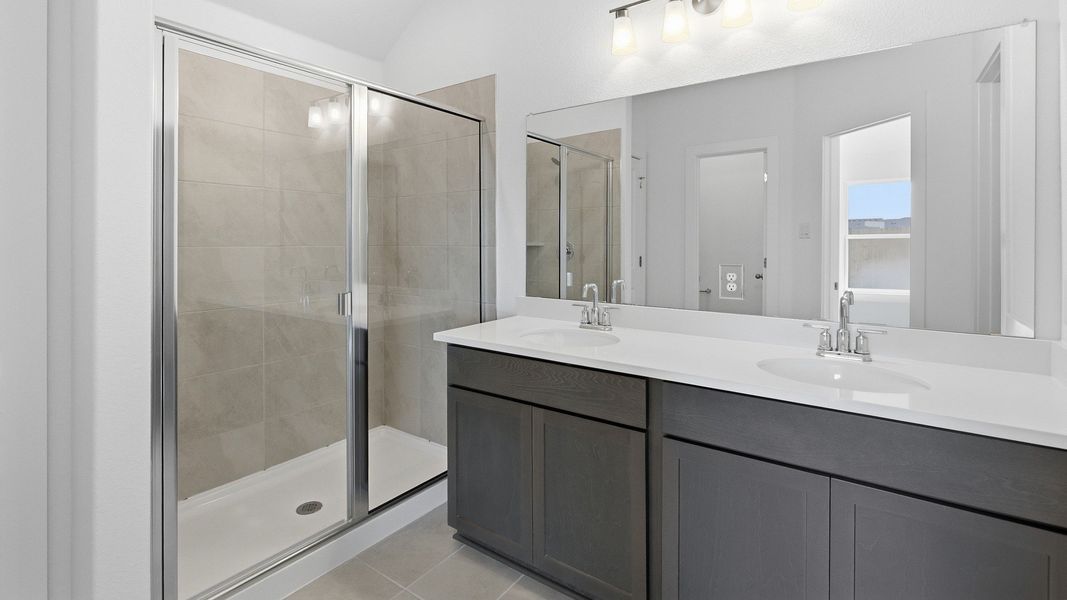 Furnished interior view inside a new home in Sky Ridge, San Marcos (Image 9).