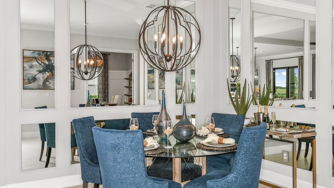 Representative furnished interior of a home built from the Lazio by Taylor Morrison in Astor Creek Golf and Country Club, Port St. Lucie (Image 4).