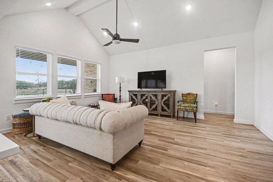 Furnished interior view inside a new home in Centennial Oaks, Santa Fe (Image 8).