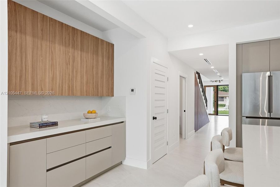 Furnished interior view inside a new home in , Miami (Image 9).