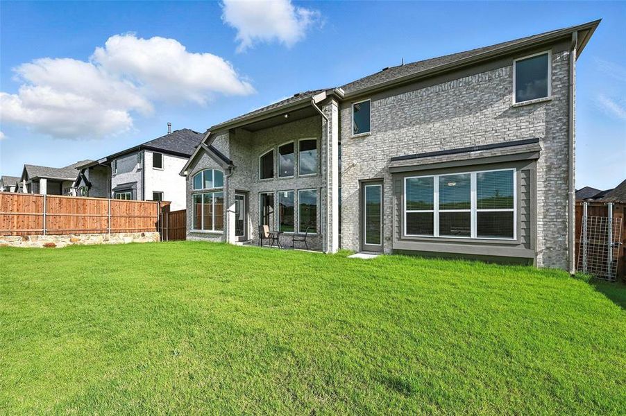 Rear view of property