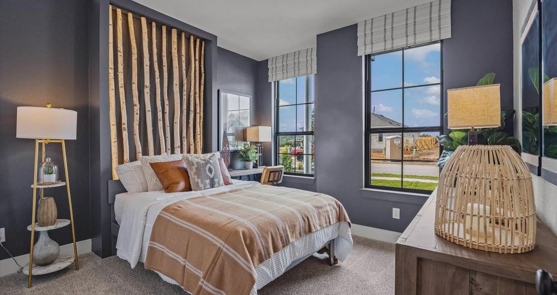 Representative furnished interior of a home built from the Brooke by Chesmar Homes in Meyer Ranch, New Braunfels (Image 14).
