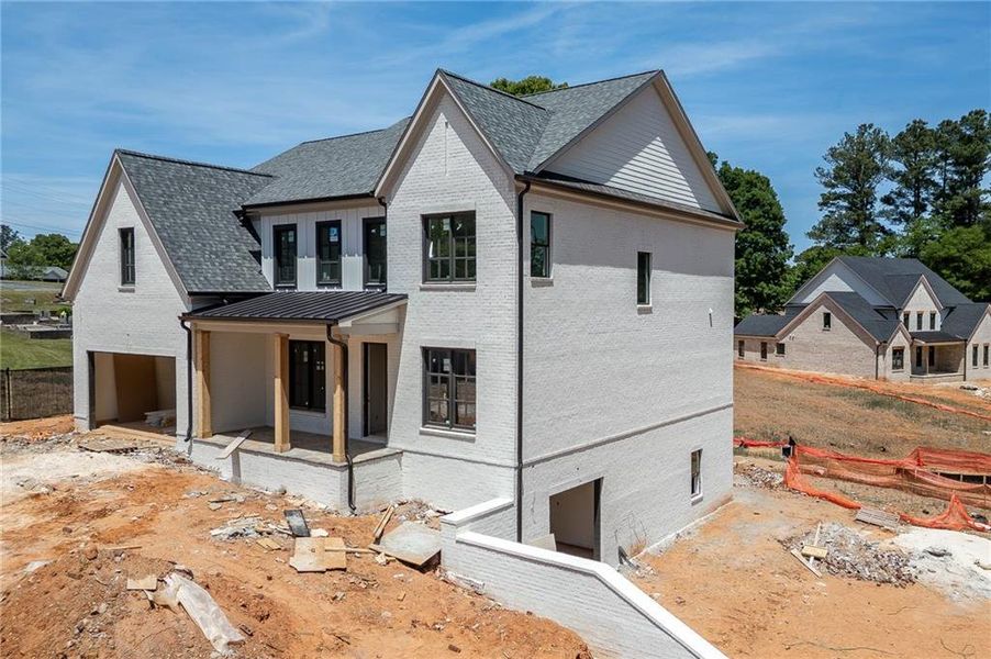 In-progress construction of a new home in , Buford, GA (Image 27).