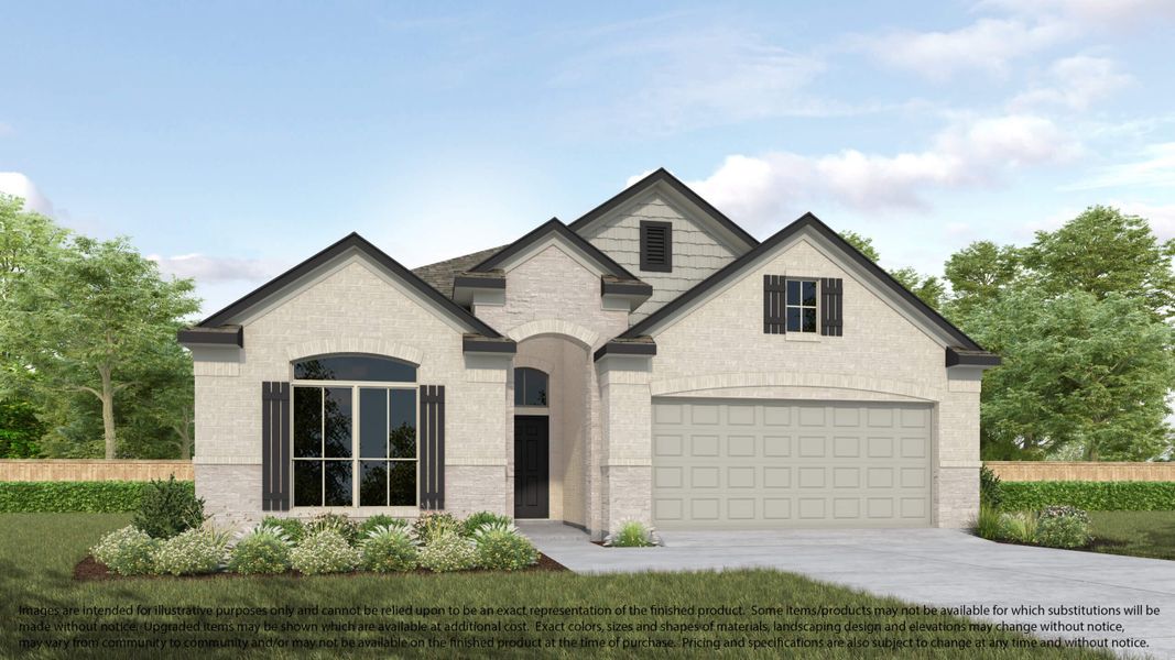 Representative exterior photo of a completed home built from the 521 by Long Lake Ltd. in Beacon Hill, Waller, TX (Image 4). Representative exterior photo of a completed home built from the 521 by Long Lake Ltd. in Beacon Hill, Waller, TX (Image 4).