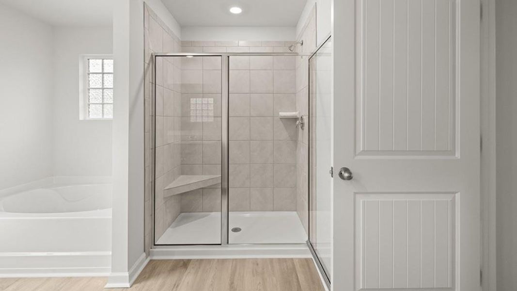 Furnished interior view inside a new home in Hamptons at Riverwood South, Dallas (Image 11).