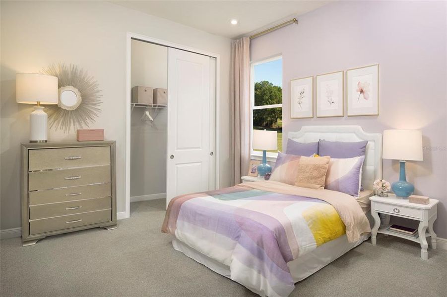 Furnished interior view inside a new home in Pasadena Ridge Master, Dade City (Image 14).