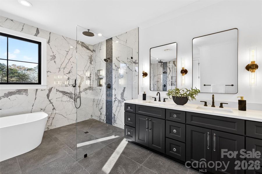 Furnished interior view inside a new home in , Charlotte (Image 18).