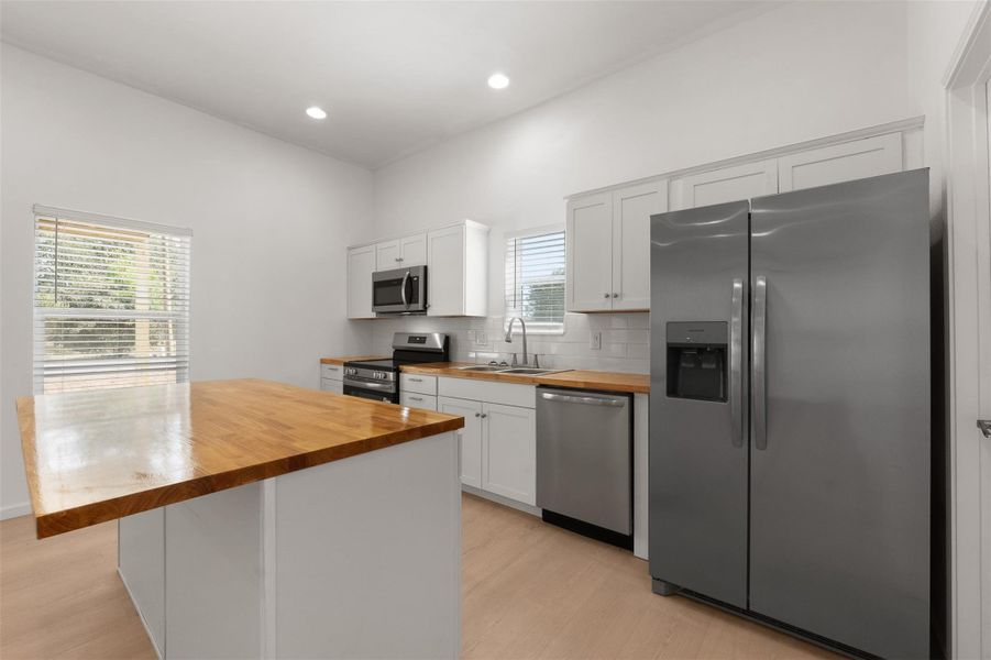 Furnished interior view inside a new home in , Point Blank (Image 4).