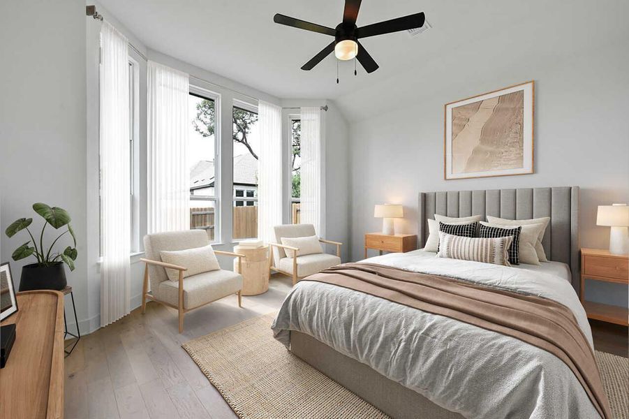 Furnished interior view inside a new home in 6 Creeks at Waterridge: 55ft. lots, Kyle (Image 10). Furnished interior view inside a new home in 6 Creeks at Waterridge: 55ft. lots, Kyle (Image 10).