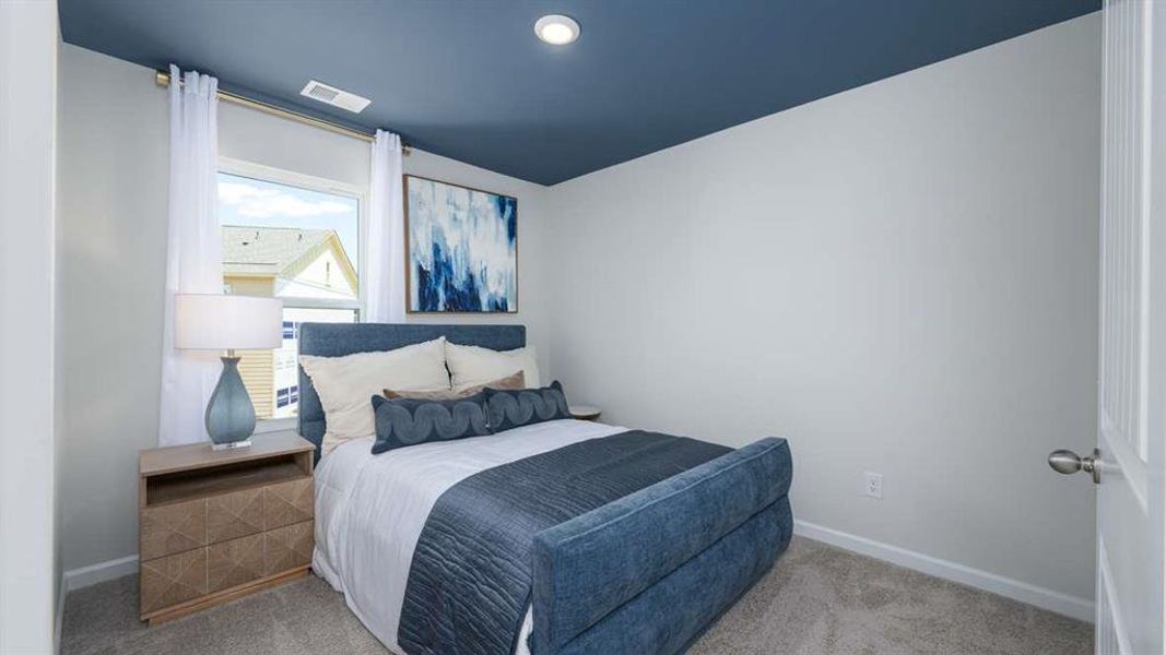 Furnished interior view inside a new home in Townes at Asbury, Hapeville (Image 31).