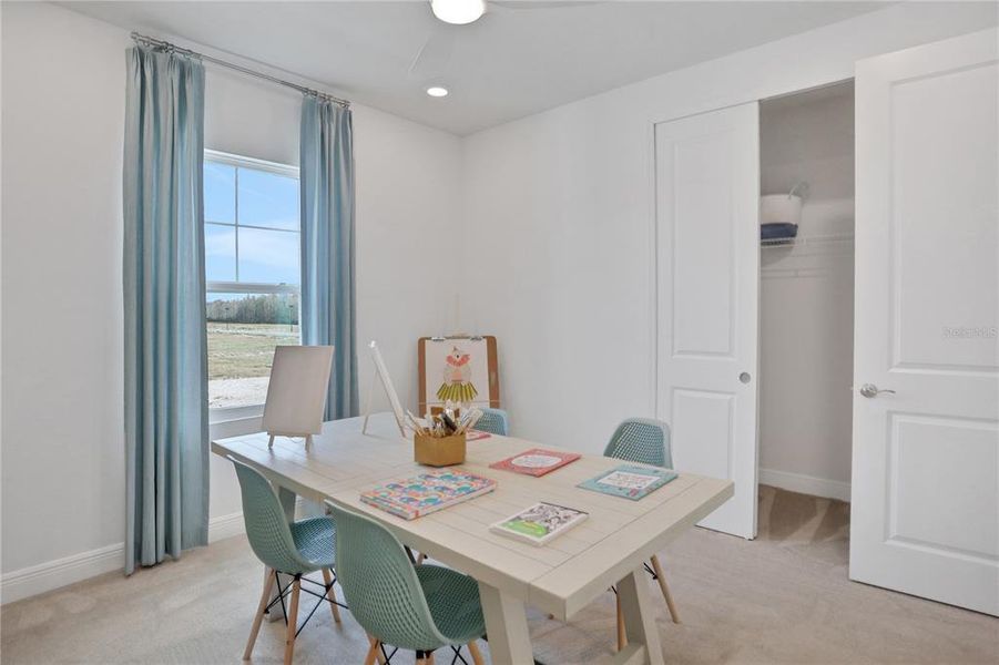 Furnished interior view inside a new home in Angeline, Land O' Lakes (Image 16).