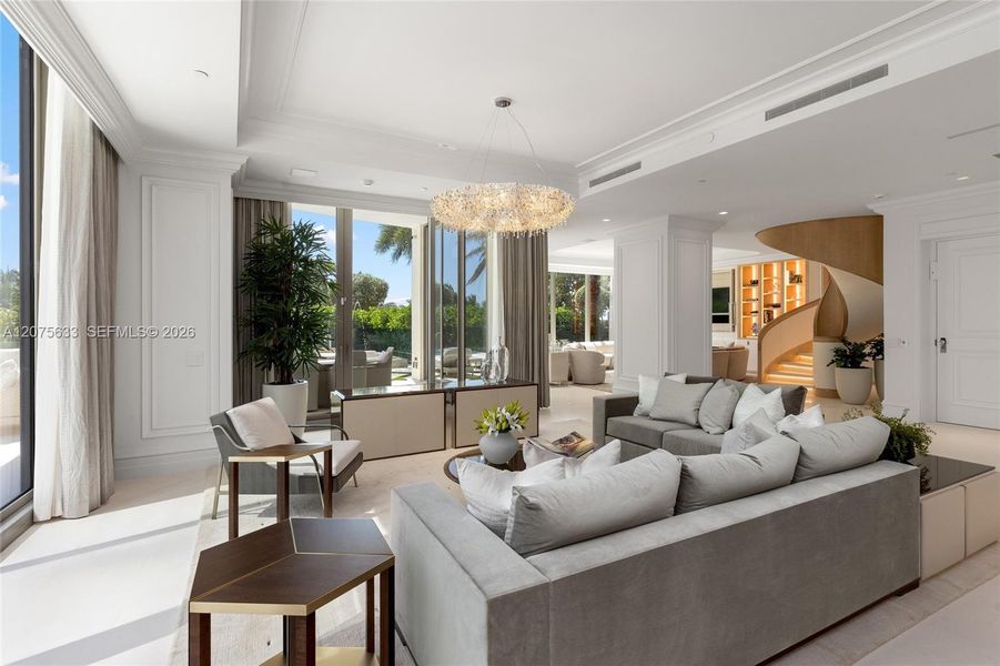 Furnished interior view inside a new home in , Sunny Isles Beach (Image 11).