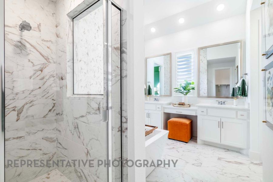 Furnished interior view inside a new home in 6 Creeks at Waterridge: 60ft. lots, Kyle (Image 6). Furnished interior view inside a new home in 6 Creeks at Waterridge: 60ft. lots, Kyle (Image 6).