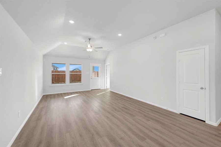 Spacious, unfurnished interior of a new home in Meadow Park, Denton (Image 21). Spacious, unfurnished interior of a new home in Meadow Park, Denton (Image 21).