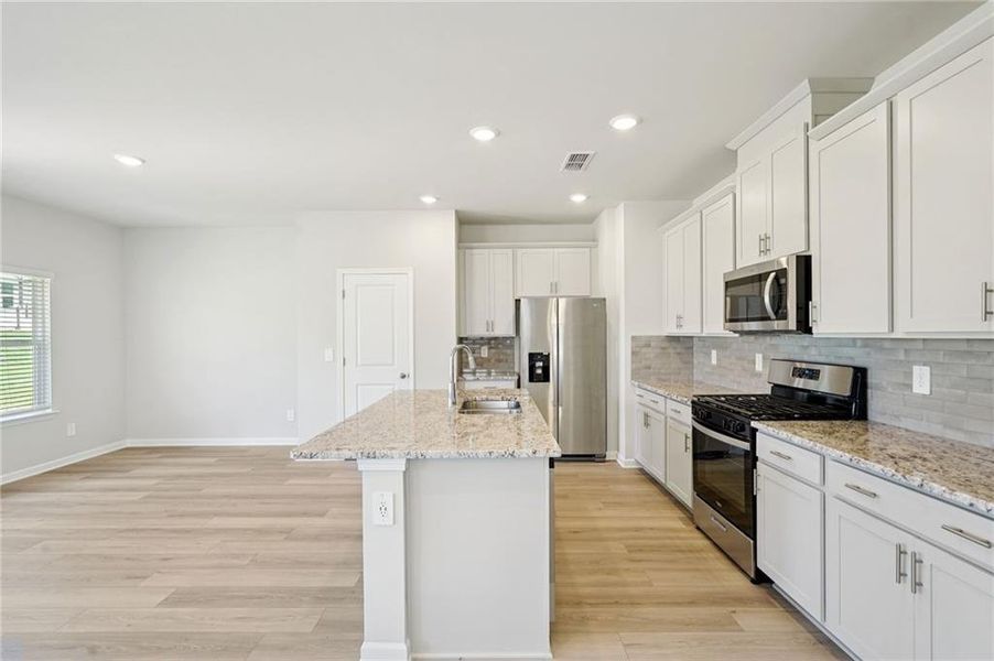 Furnished interior view inside a new home in Martin Springs - Reserve Series, Lawrenceville (Image 8). Furnished interior view inside a new home in Martin Springs - Reserve Series, Lawrenceville (Image 8).
