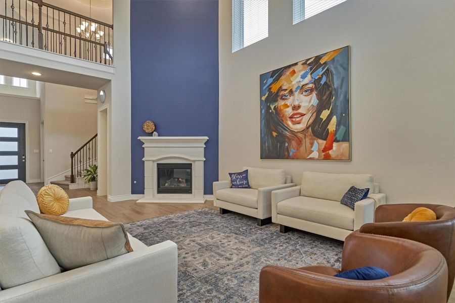 Furnished interior view inside a new home in Audubon 60', Magnolia (Image 42).