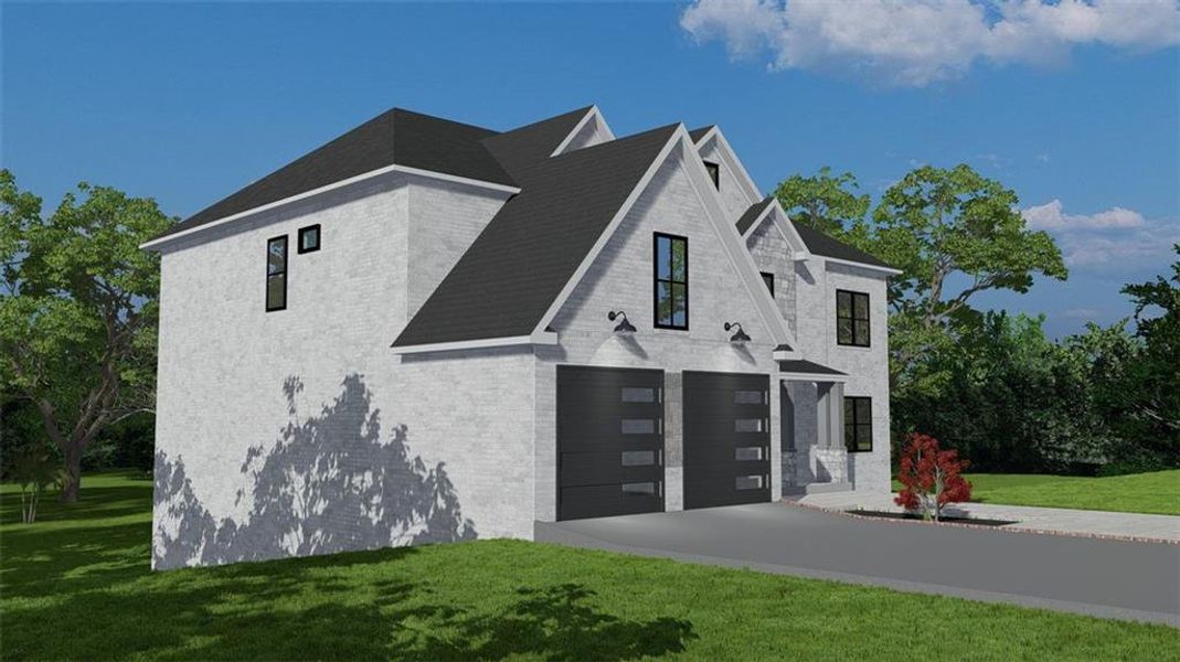 Exterior details and patio area of a home in , Buford (Image 7).