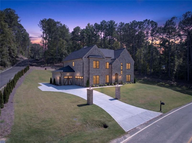 Front exterior of a new home in , Dacula, GA, highlighting curb appeal (Image 1). Front exterior of a new home in , Dacula, GA, highlighting curb appeal (Image 1).