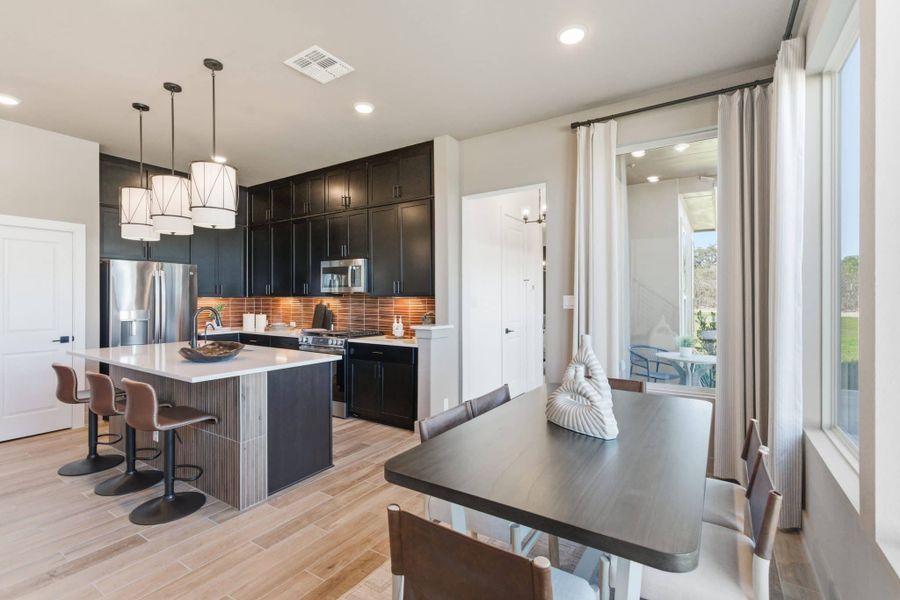 Furnished interior view inside a new home in Prominence, San Antonio (Image 18).
