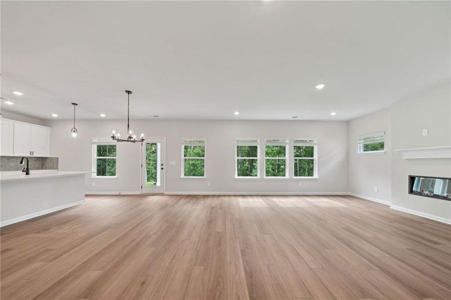 Spacious, unfurnished interior of a new home in Vines at Mill Creek - Estate Series, Braselton (Image 41).