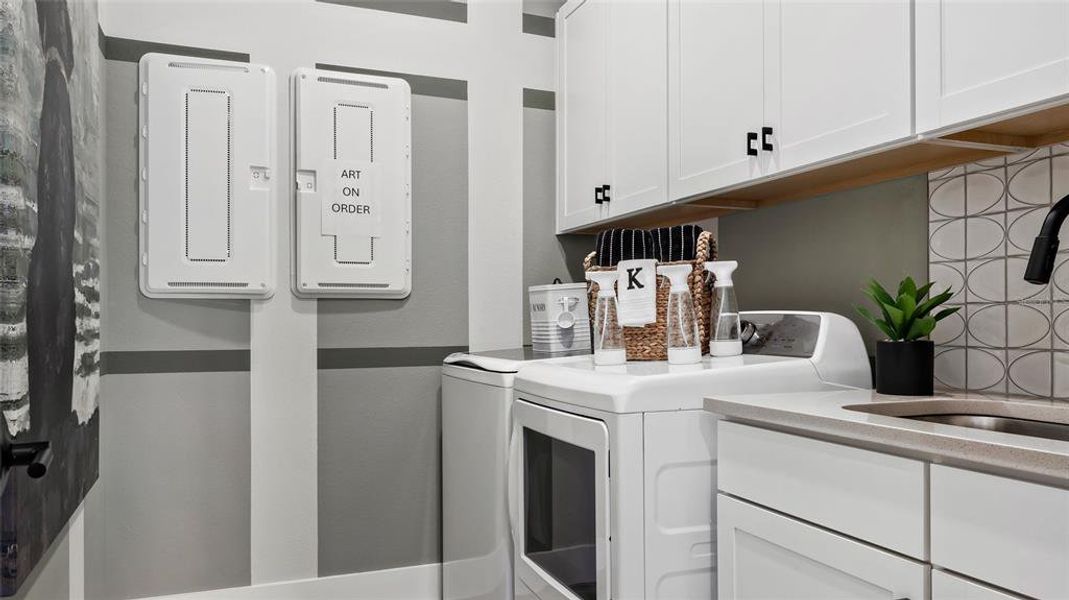 Furnished interior view inside a new home in Cresswind at Lake Harris, Tavares (Image 18).