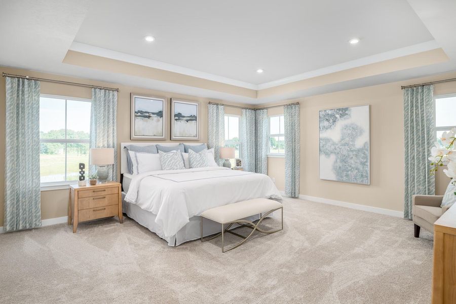 Furnished interior view inside a new home in Pine Ridge Estates, Ridgeville (Image 6).