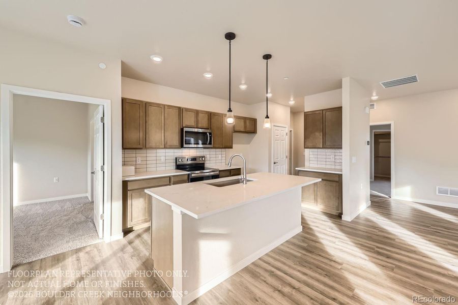 Furnished interior view inside a new home in Knolls, Westminster (Image 8).
