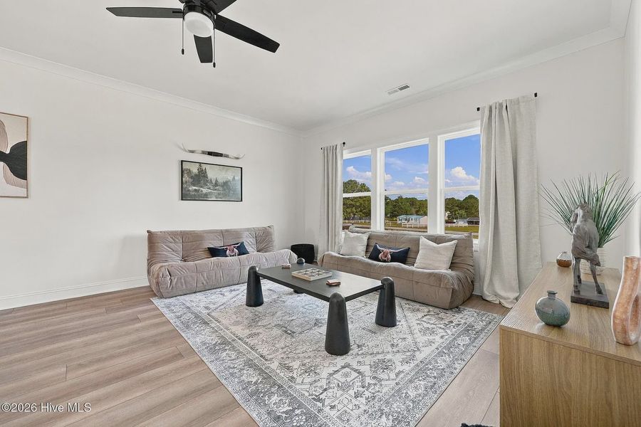 Furnished interior view inside a new home in Dixon Grove, Grimesland (Image 19).