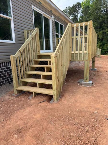 In-progress construction of a new home in , Elberton, GA (Image 15).