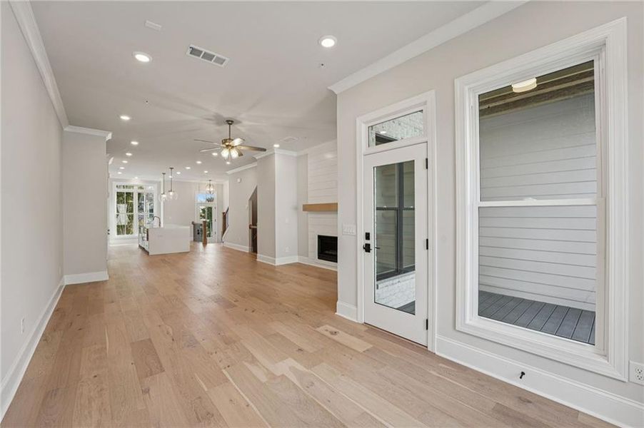 Spacious, unfurnished interior of a new home in Towns on Thompson, Alpharetta (Image 20).