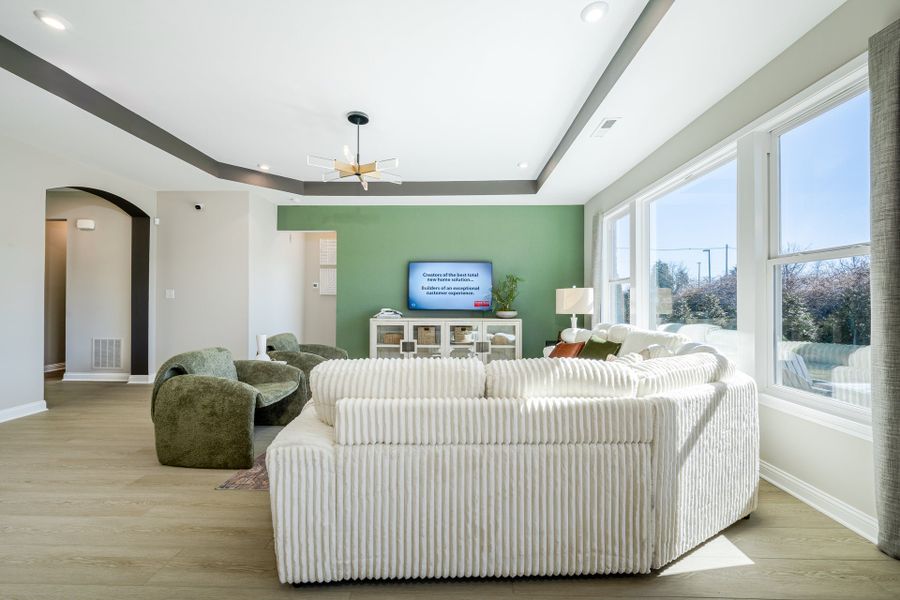 Representative furnished interior of a home built from the Magnolia by Fischer Homes in Vista Hills, Louisville (Image 10).
