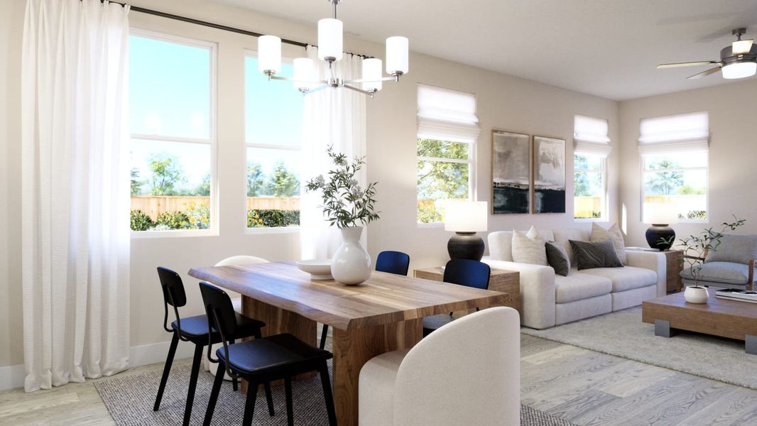 Representative furnished interior of a home built from the Tatum by Landsea Homes in Lariat, Liberty Hill (Image 9). Representative furnished interior of a home built from the Tatum by Landsea Homes in Lariat, Liberty Hill (Image 9).