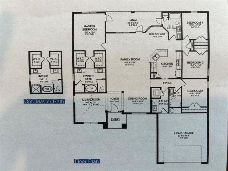 2D floor plan layout of this home in North Port, North Port, FL (Image 4). 2D floor plan layout of this home in North Port, North Port, FL (Image 4).
