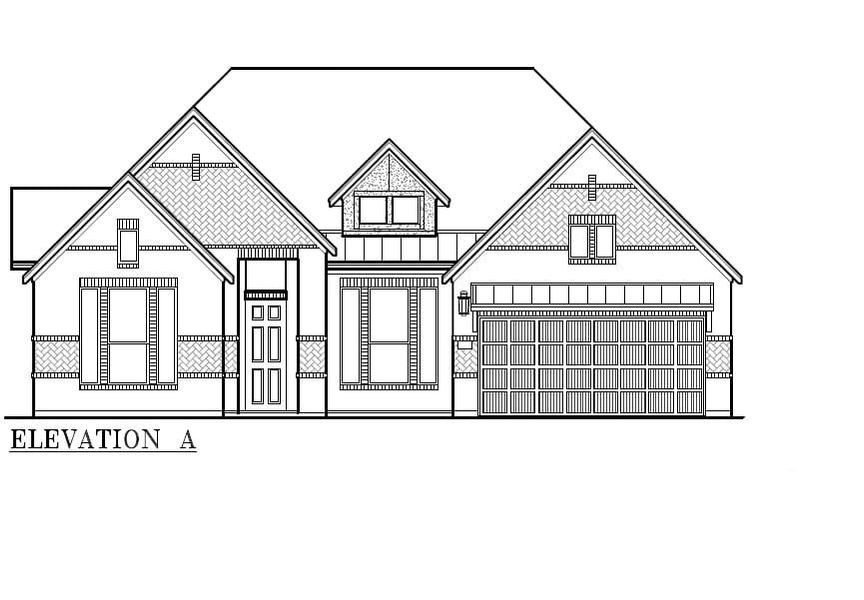 Representative rendering of the exterior for the Malani with 2.5-Car Garage by Chesmar Homes (Image 6).