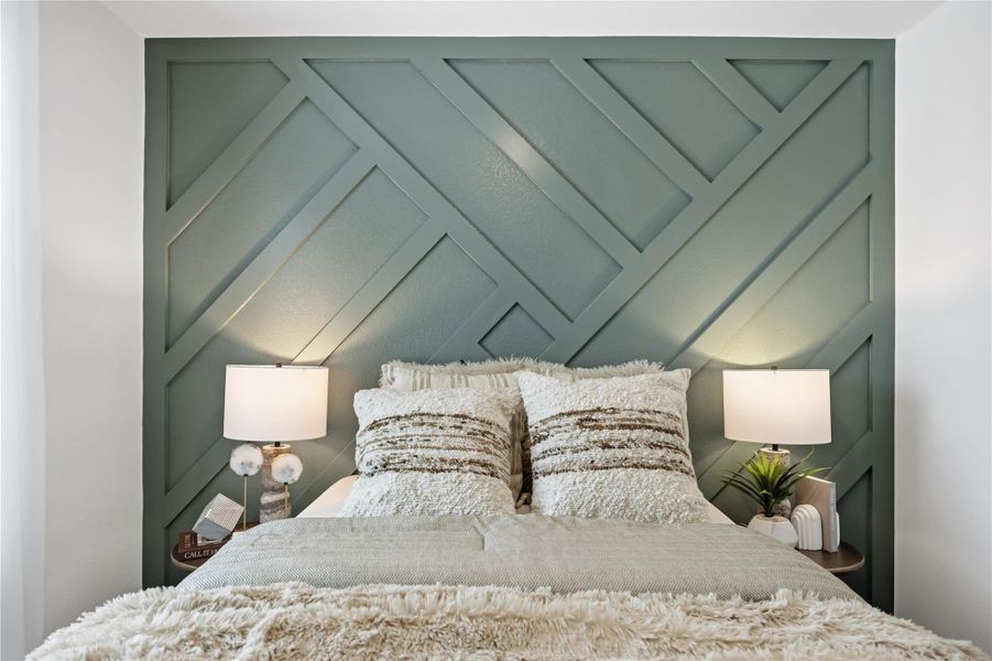 Furnished interior view inside a new home in , Houston (Image 18).