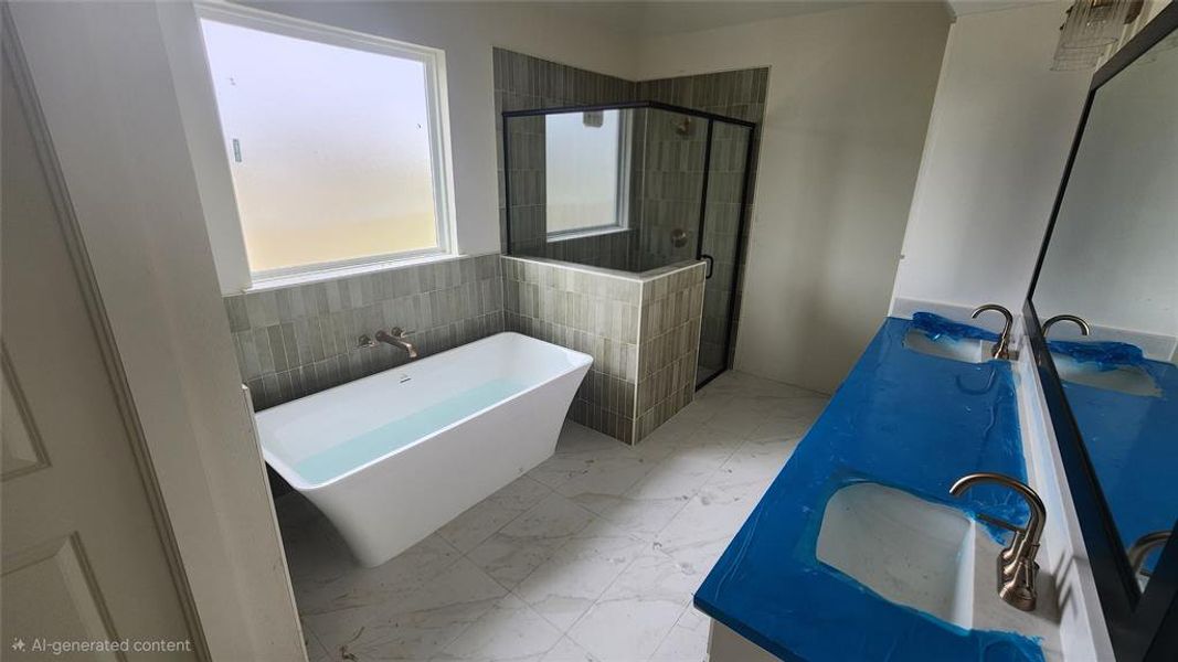 In-progress construction of a new home in Paloma Ranches, New Fairview, TX (Image 8).