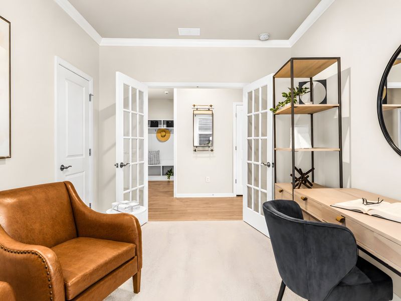 Representative furnished interior of a home built from the The Cherry Grove by Chesapeake Homes in Heritage Park at Longs, Longs (Image 14).