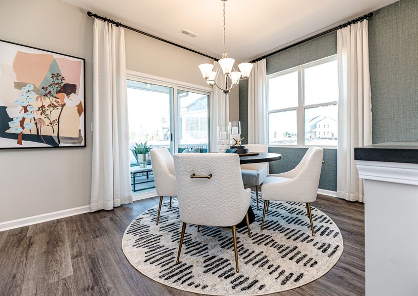 Representative furnished interior of a home built from the Alexander by McKee Homes in Pembroke, Hope Mills (Image 8).