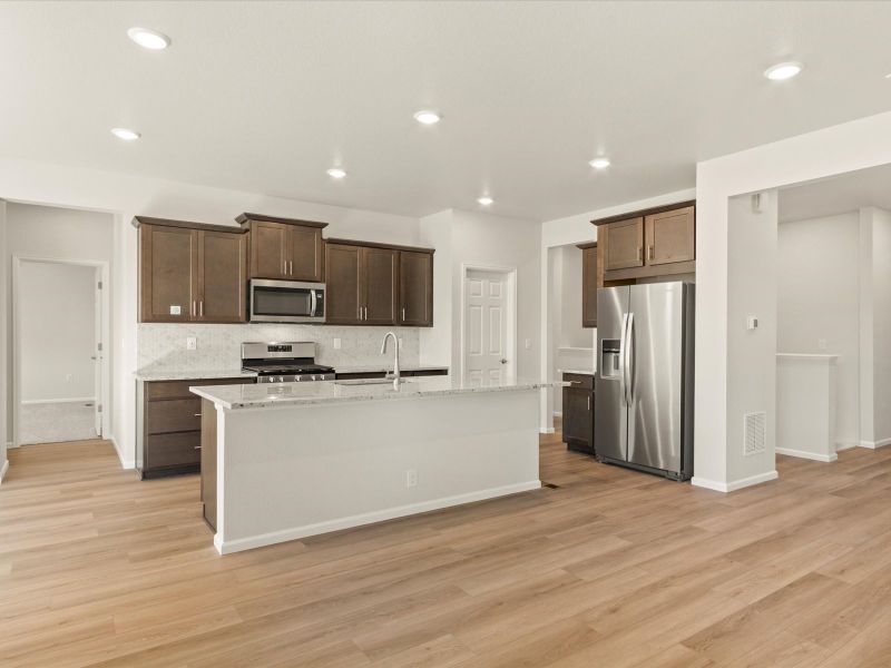 The Granby floorplan interior image taken at a Meritage Homes community in Windsor, CO.