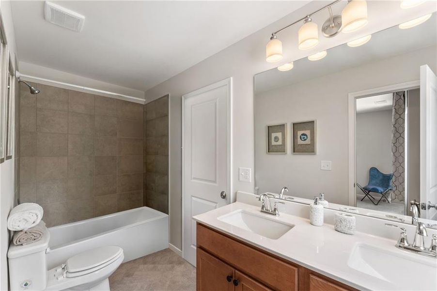 Furnished interior view inside a new home in , Buford (Image 12).