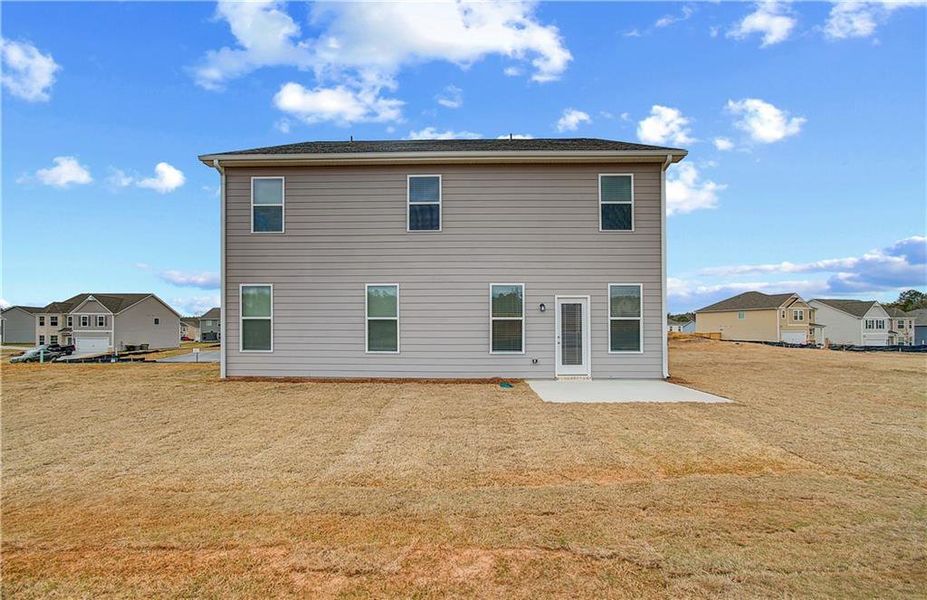 Exterior details and patio area of a home in Chapel Hill, Newnan (Image 3).