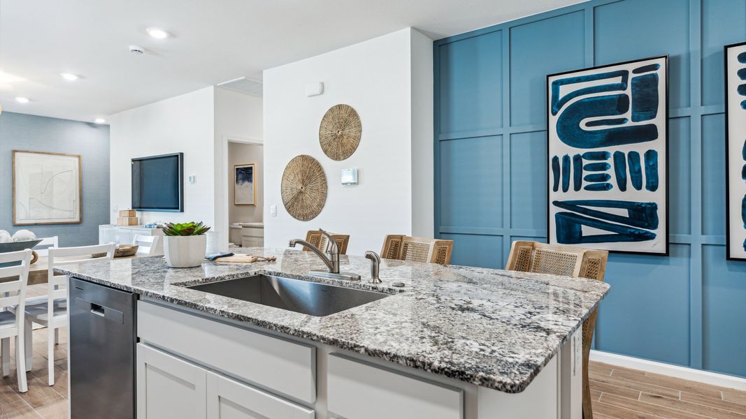 Furnished interior view inside a new home in Magma Ranch Vistas, Florence (Image 9). Furnished interior view inside a new home in Magma Ranch Vistas, Florence (Image 9).