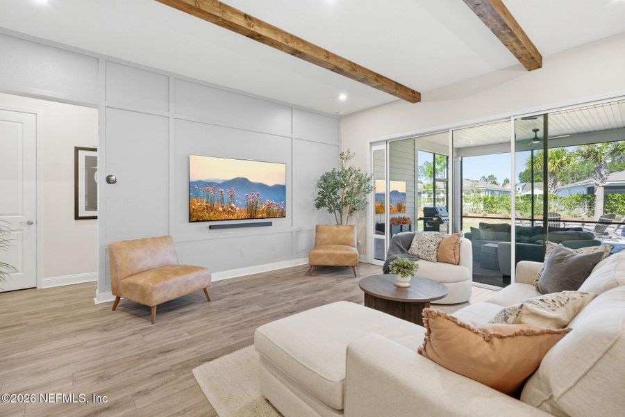 Furnished interior view inside a new home in RiverTown, St. Johns (Image 33).