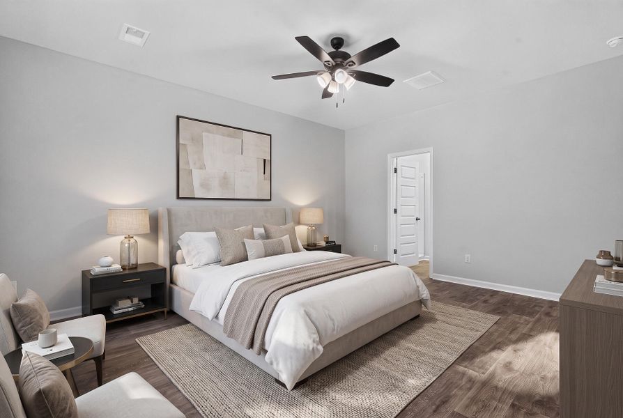 Furnished interior view inside a new home in Cypress Preserve, Moncks Corner (Image 13). Furnished interior view inside a new home in Cypress Preserve, Moncks Corner (Image 13).