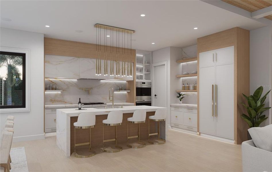 Furnished interior view inside a new home in , Redington Shores (Image 9).