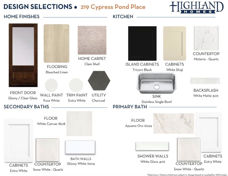 Sample of building materials used in homes in Woodforest Townhomes: Townhomes: The Patios, Montgomery (Image 22). Sample of building materials used in homes in Woodforest Townhomes: Townhomes: The Patios, Montgomery (Image 22).